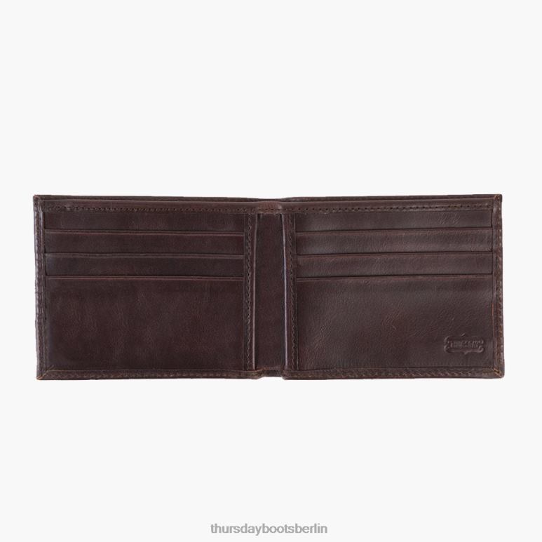 Thursday Boots Bifold-Geldbörse Männer DLHT270 Zubehör braun