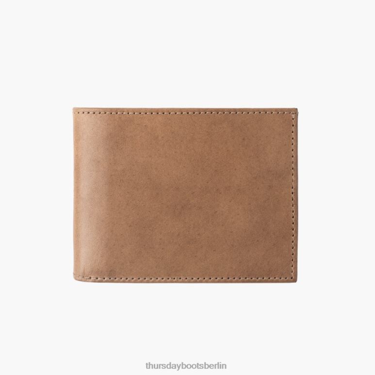 Thursday Boots Bifold-Geldbörse Männer DLHT277 Zubehör natürliches Vachetta