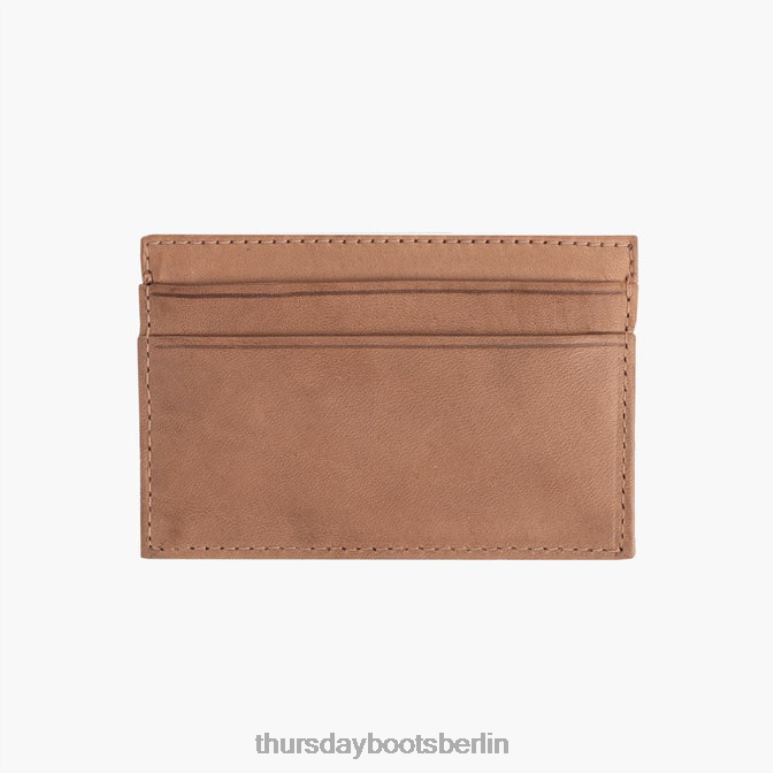 Thursday Boots Kartenetui aus Leder Männer DLHT287 Zubehör natürliches Vachetta