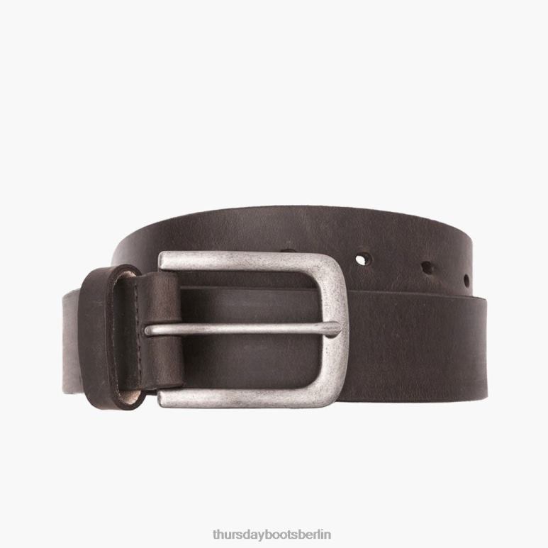 Thursday Boots Heritage-Ledergürtel Männer DLHT177 Zubehör Tabak