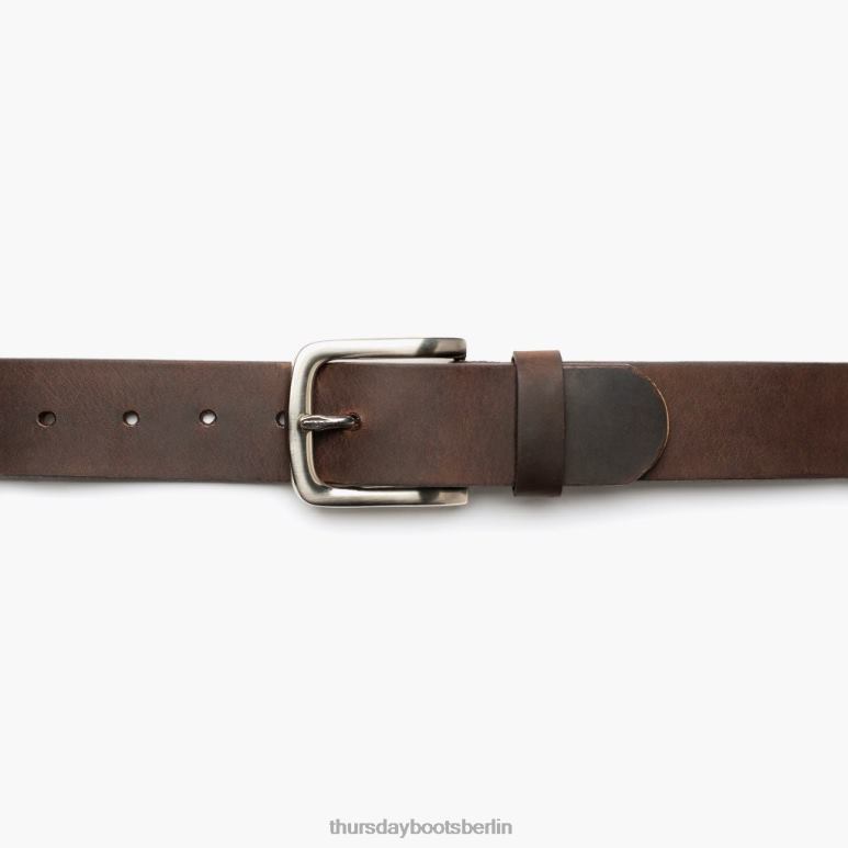Thursday Boots Heritage-Ledergürtel Männer DLHT179 Zubehör Arizona Adobe