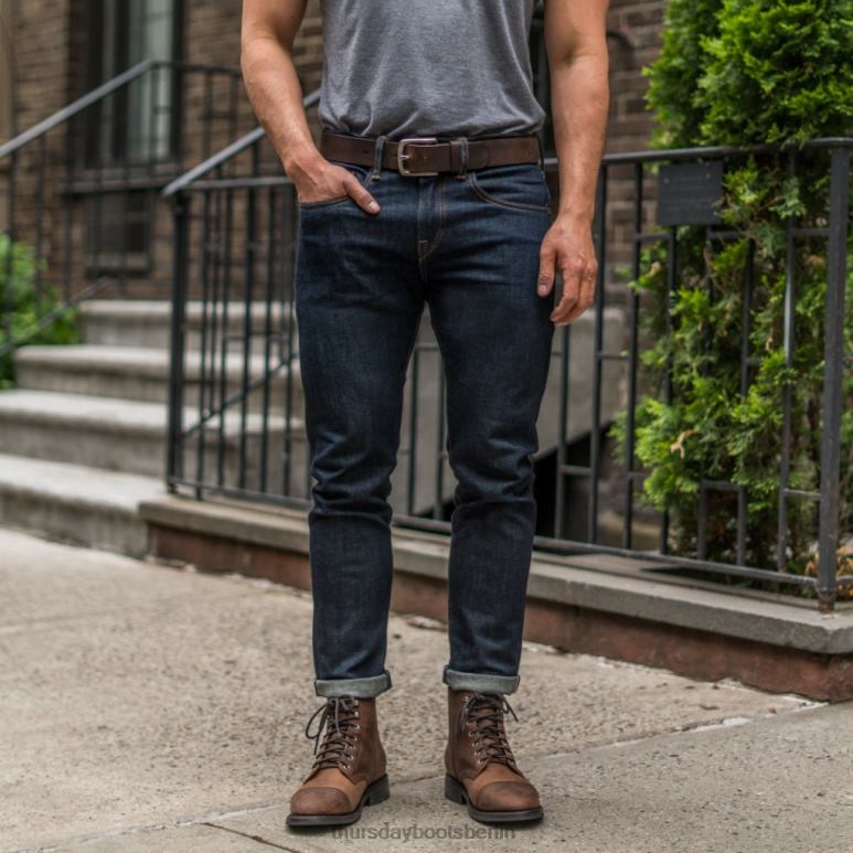 Thursday Boots Heritage-Ledergürtel Männer DLHT179 Zubehör Arizona Adobe