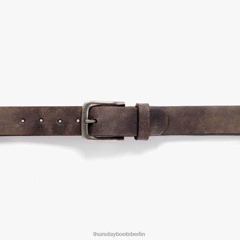 Thursday Boots Heritage-Ledergürtel Männer DLHT180 Zubehör Schlucht