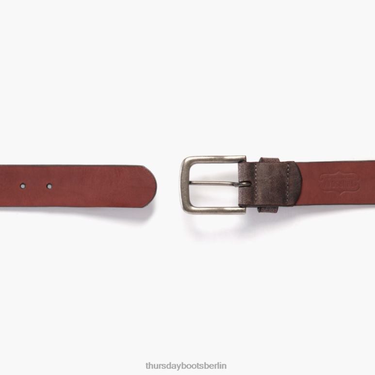 Thursday Boots Heritage-Ledergürtel Männer DLHT180 Zubehör Schlucht