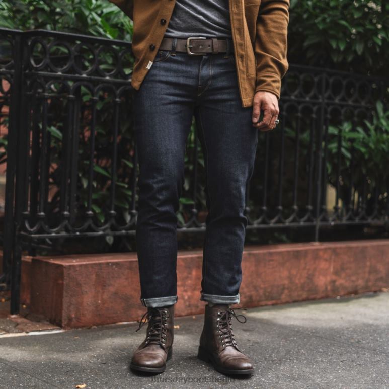 Thursday Boots Heritage-Ledergürtel Männer DLHT180 Zubehör Schlucht