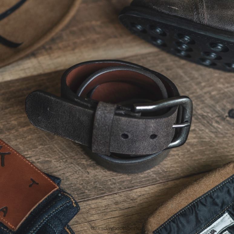 Thursday Boots Heritage-Ledergürtel Männer DLHT180 Zubehör Schlucht