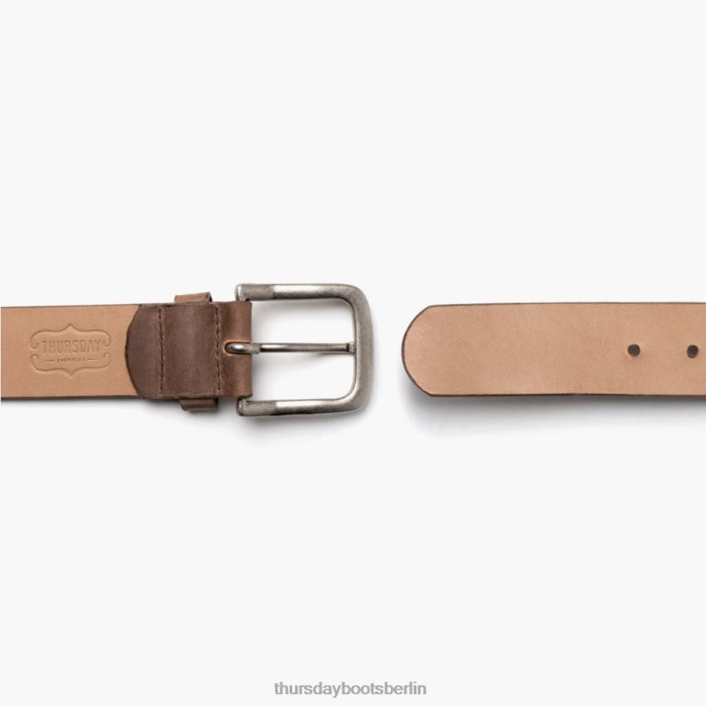 Thursday Boots Heritage-Ledergürtel Männer DLHT186 Zubehör Landstraße