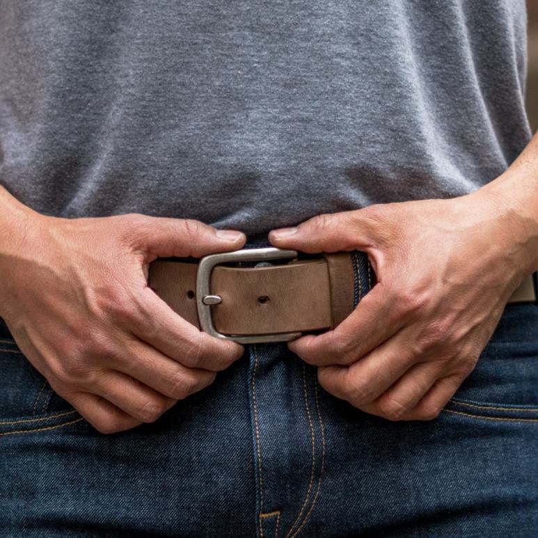 Thursday Boots Heritage-Ledergürtel Männer DLHT186 Zubehör Landstraße