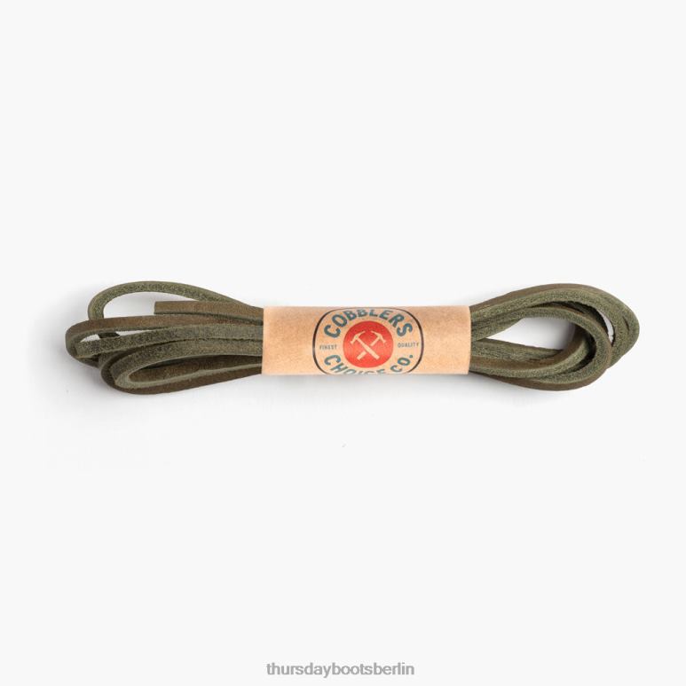 Thursday Boots Lederschnürsenkel Männer DLHT314 Zubehör Olive