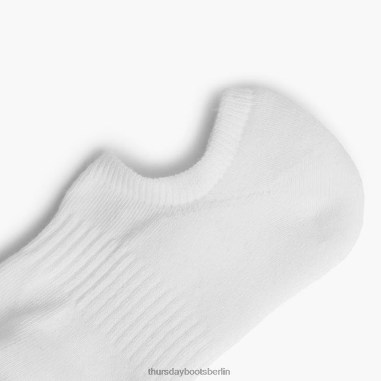 Thursday Boots klassische No-Show-Socke Männer DLHT520 Zubehör Weiß